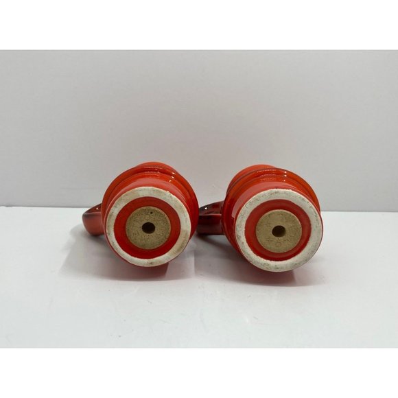 Vintage Metlox Poppytail Red Rooster Red Salt and Pepper Shaker - Picture 9 of 11